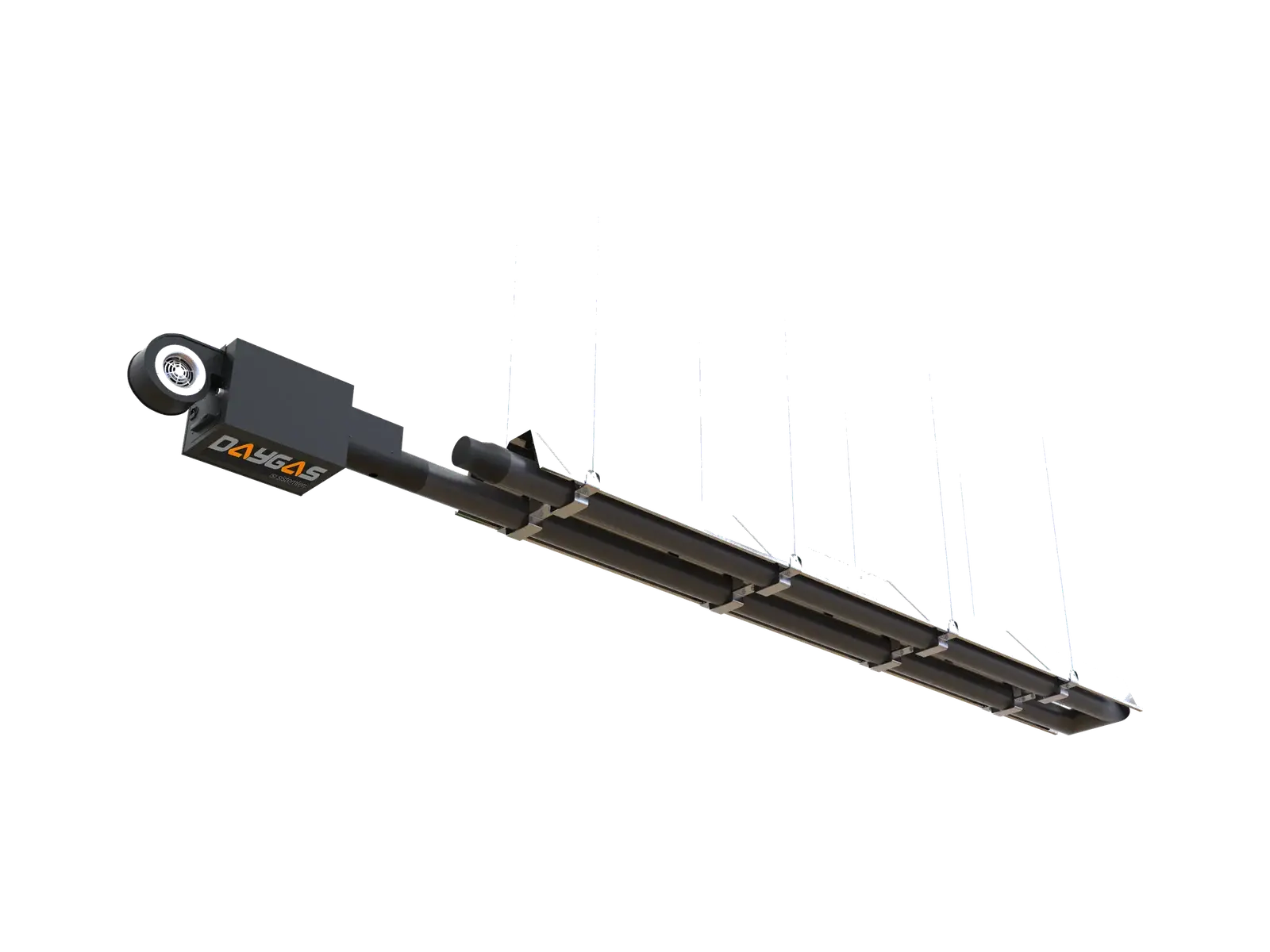 Radium U tipi boru radyant ısıtıcı, alternatif açı